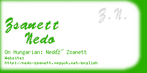 zsanett nedo business card